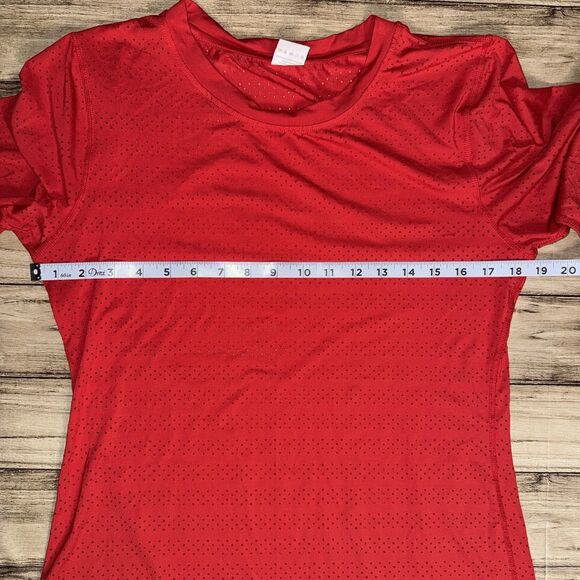 ZYIA Activewear Red Chill Long Sleeve Top Size Large - Picture 7 of 9